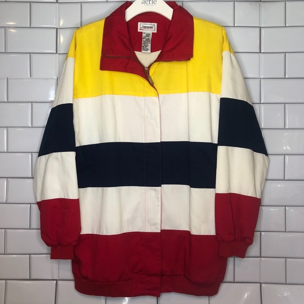 Vintage Janeve 90's Style Bomber Jacket - M